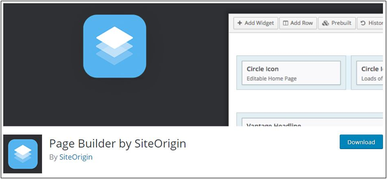 8. Page Builder by Site Origin