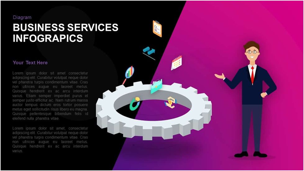 Business Services Infographics Template
